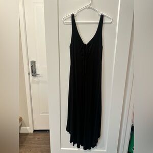 Casual Black Sleeveless Dress